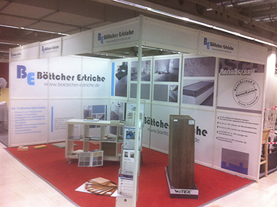 Stand der Fa. Böttcher / Baumesse in Rheda-Wiedenbrück Feb. 2013