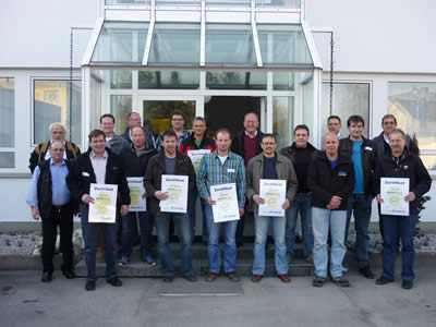 Schulung neuer SystemFachbetriebe in München am 21.3.2011